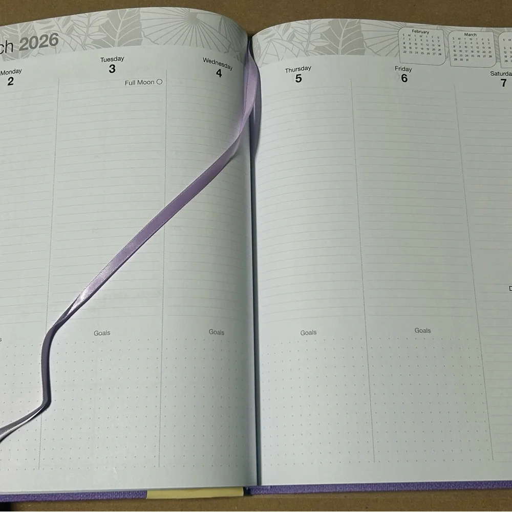 Sorrento Press Purple 18-Month Weekly Planner